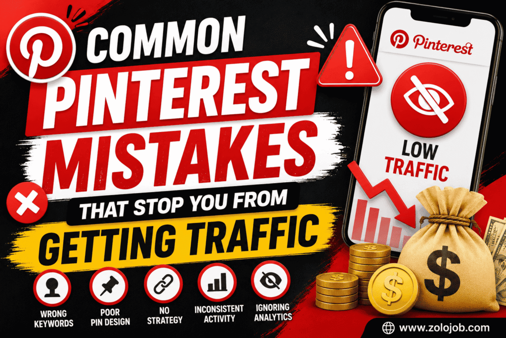 Common Pinterest Mistakes That Stop You From Getting Traffic