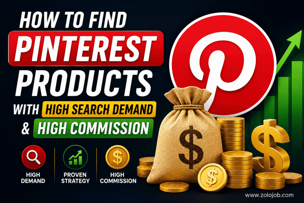 How to Find Pinterest Products With High Search Demand and High Commission