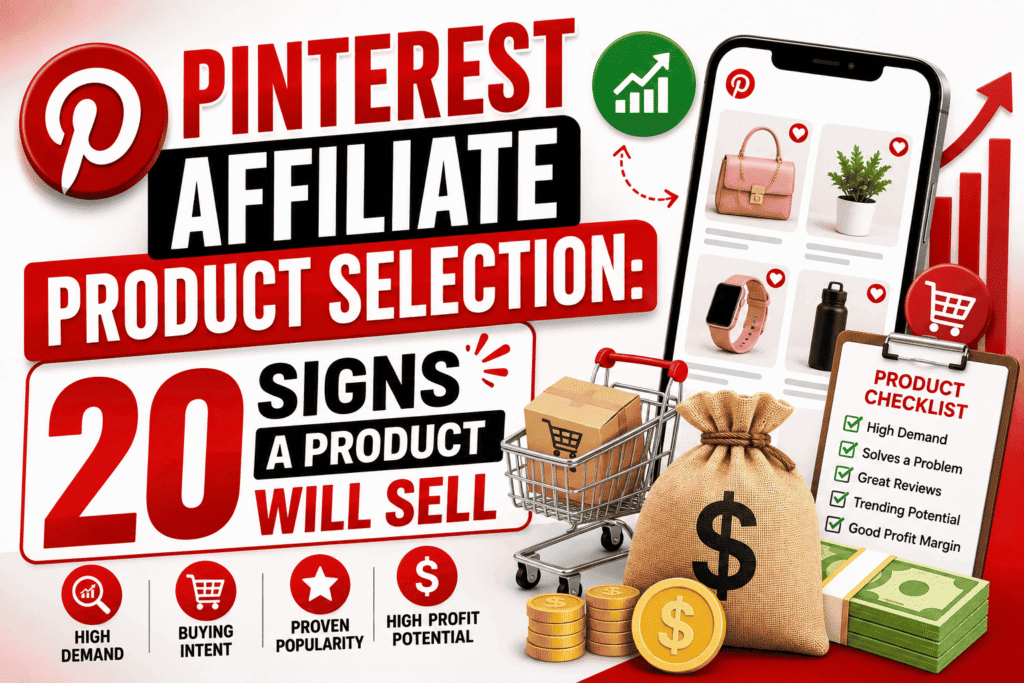 Pinterest Affiliate Product Selection: 20 Signs a Product Will Sell